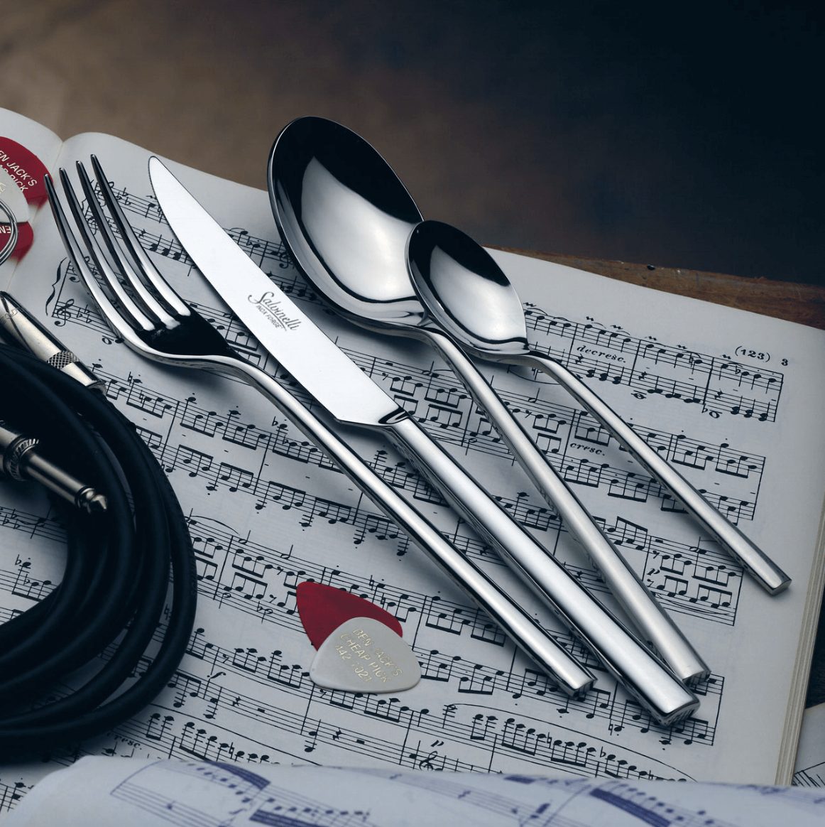 Tacâmuri Salvinelli, Model 250, 18-10 inox, 5,0 mm