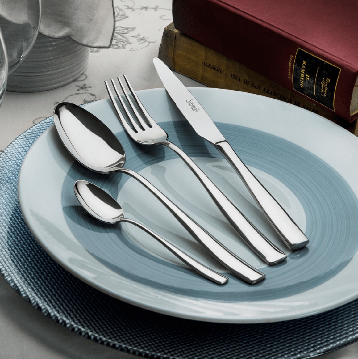 Tacâmuri Salvinelli, Model Flow, 18-10 inox, 2,5 mm