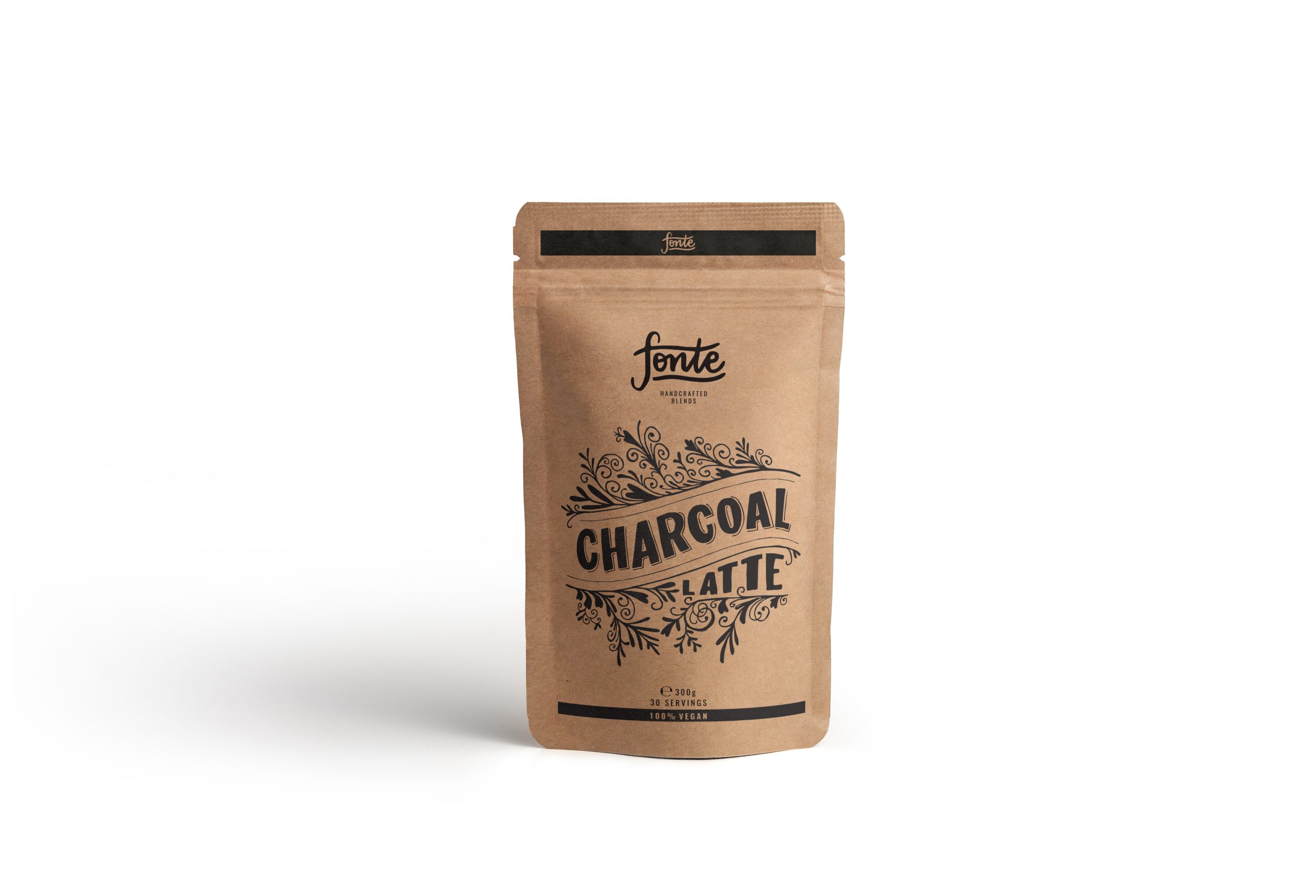 Charcoal Latte Fonte 300g