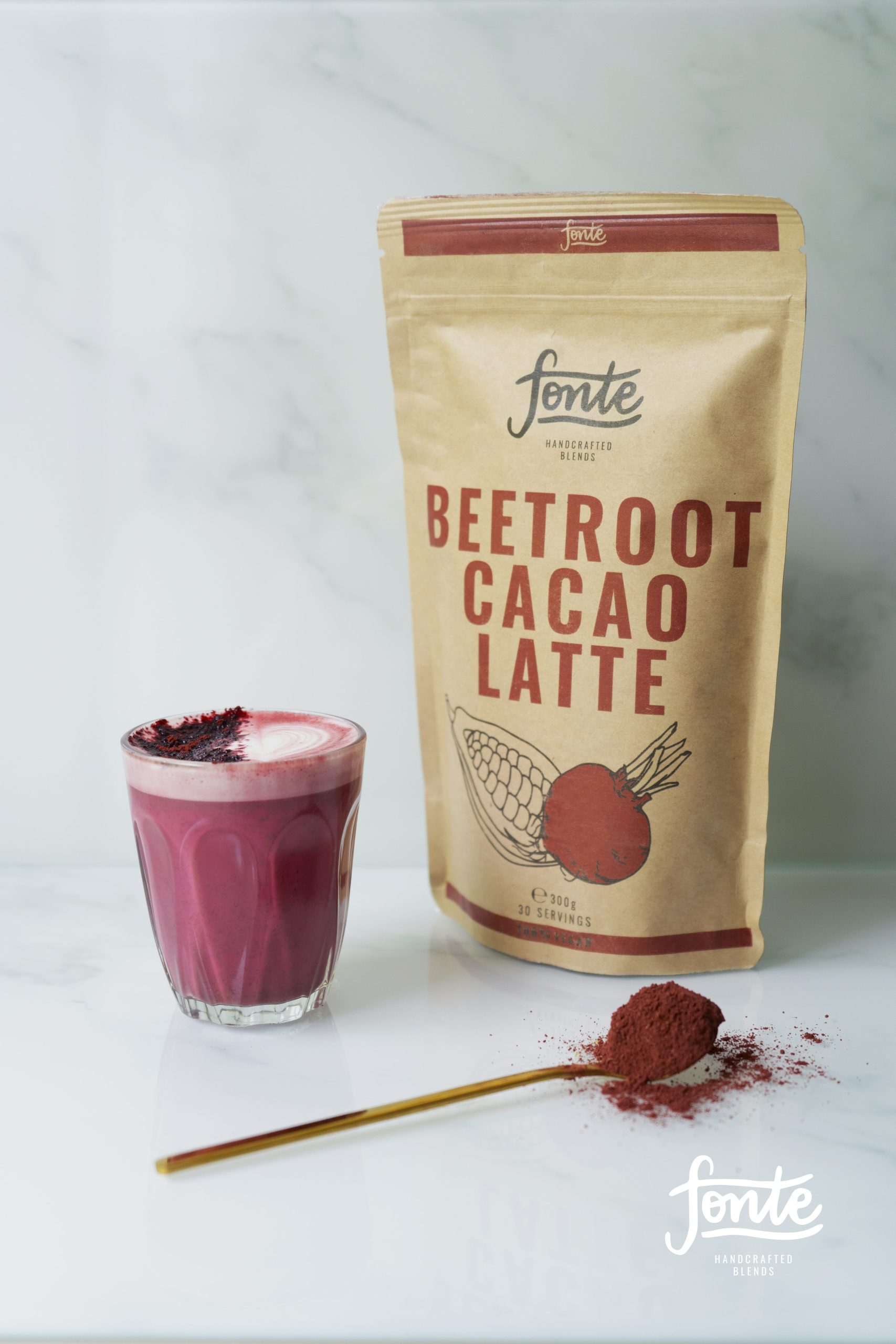 Beetroot Cacao Latte Fonte 300g - Image 2