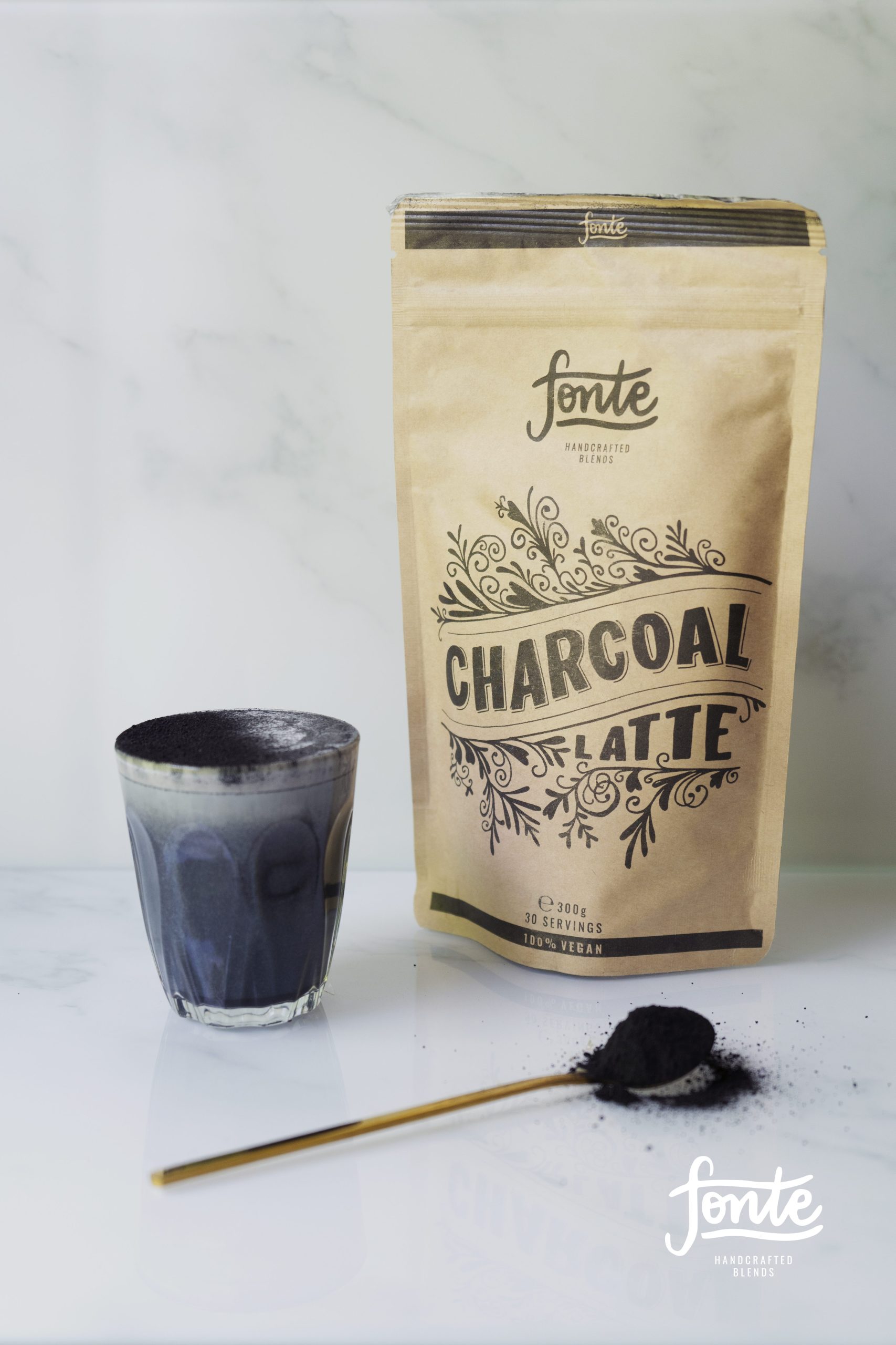 Charcoal Latte Fonte 300g - Image 3