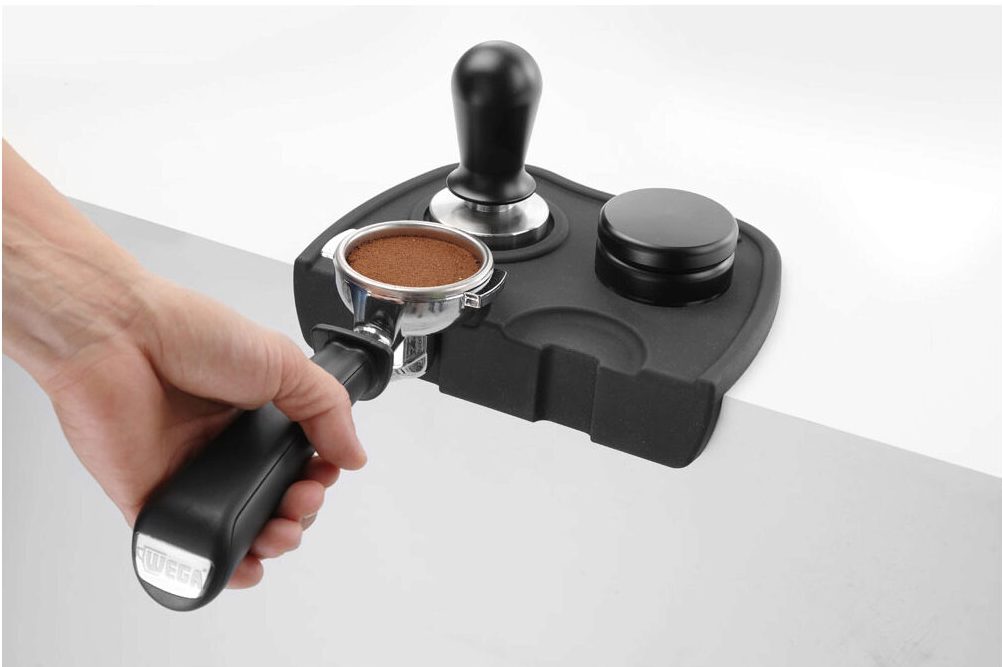 Suport dublu presa cafea, Hendi, 205x150x(H)45 mm, Negru, Silicon - Image 2